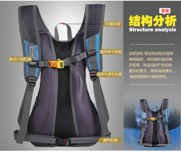 Sacoche pour vélo mixte - Ref 2220567 Image 18