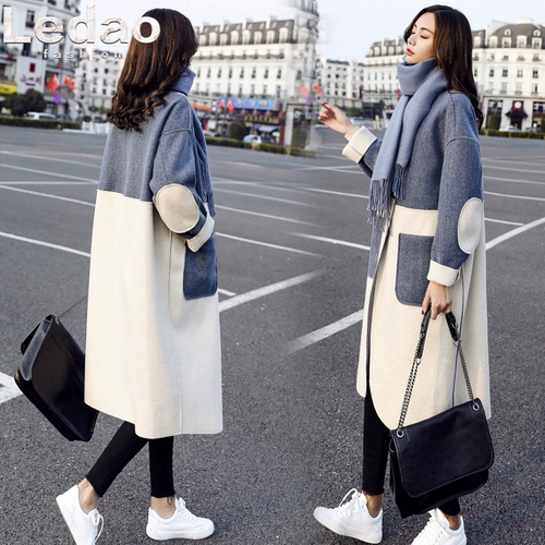 Шерстяное пальто, демисезонная куртка, в корейском стиле, подходит для подростков