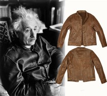 Tribute to Einstein Menlo Cossack Leather Jacket Distressed Vegetable Tanned Sheepskin Genuine Leather Jacket Unlined
