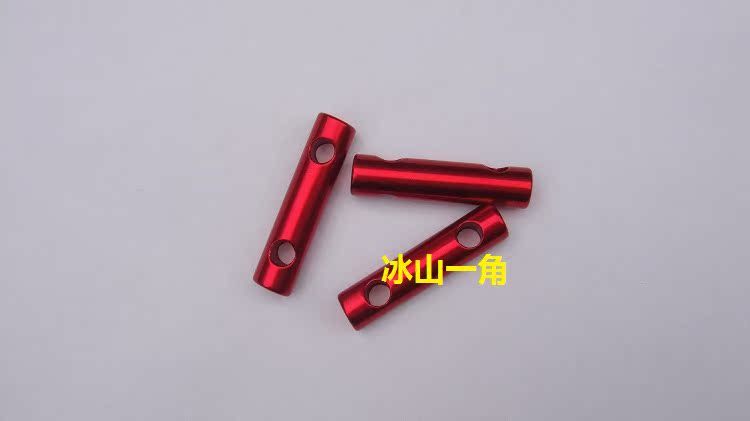 Hợp kim nhôm ngoài trời chính hãng lều tán phụ kiện che nắng tán quảng cáo kính thiên văn hai mắt điều chỉnh dừng dây gió khóa lều cắm trại 10 người