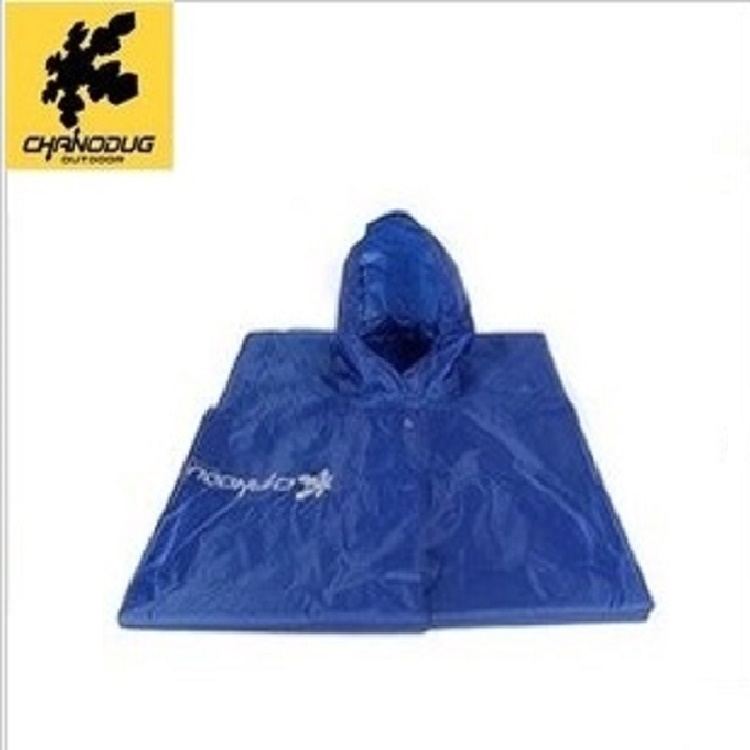 Three-in-one Raincoat Rain Cape Rain Cover Ground Mat Picnic Beach Moisture-Proof Tent Mat Outdoor Equipped Supplies