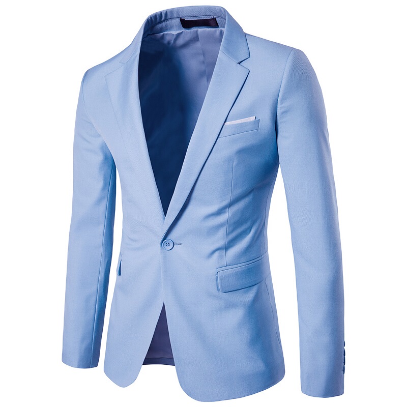 Spring and Summer Business Casual Suit Jacket for Men, Korean Style, Professional, Wrinkle-Free, Thin Blazer, Men's Coat, Large Size Single Jacket