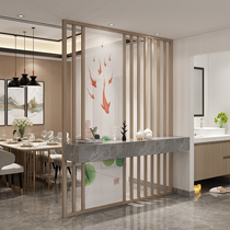 Modern New Chinese simplified solid wood partition Xuanguan Living room Restaurant Jiuyu Tutu Screen Book room Bedroom Bedroom Fence Partition