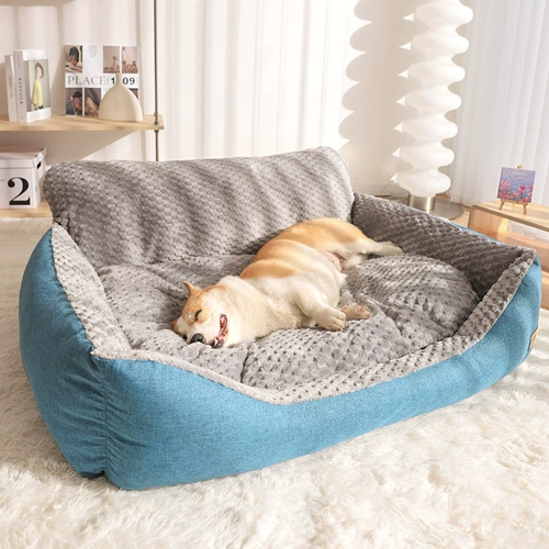 Зимняя утолщенная теплая большая собачья будка, съемный и моющийся кошачий питомник, зимняя будка для домашних животных, спальный коврик, кровать для собаки золотистого ретривера