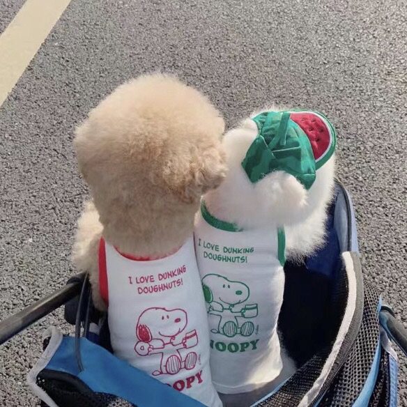 THE PAWS Milk Bag Belle Stick Original Summer Snoopy Snoopy Vest Dog Summer Clothes 2 Colors