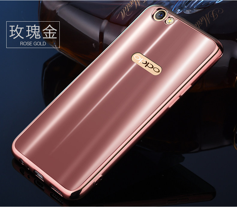 iy Ultra Slim Lightweight Dazzle Color Electroplating Soft Silicone TPU Back Cover Case for OPPO R9s Plus & OPPO R9s & OPPO R9