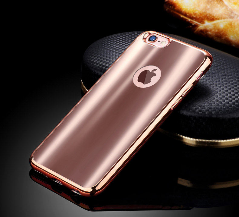 iy Ultra Slim Lightweight Dazzle Color Electroplating Soft Silicone TPU Back Cover Case for Apple iPhone 6S Plus/6 Plus