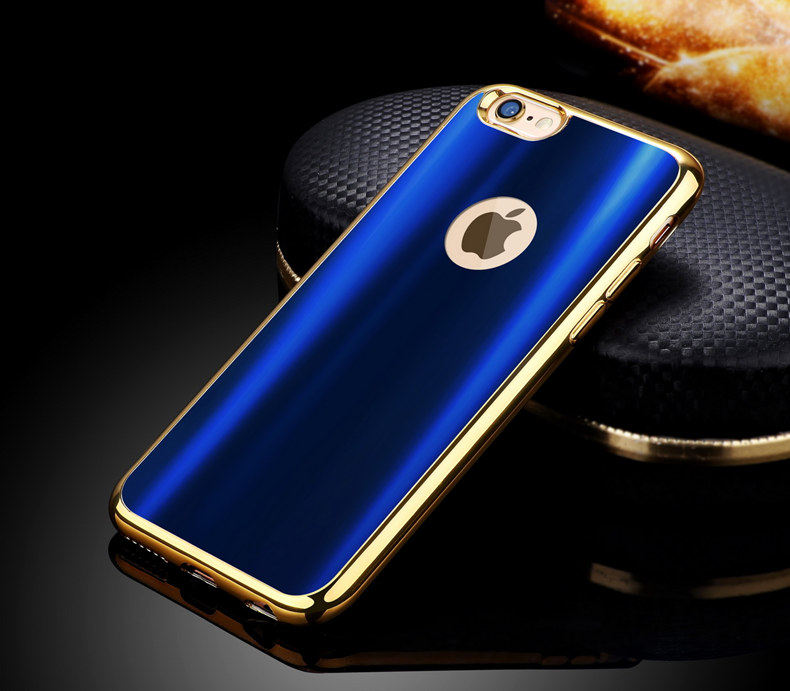 iy Ultra Slim Lightweight Dazzle Color Electroplating Soft Silicone TPU Back Cover Case for Apple iPhone 6S Plus/6 Plus