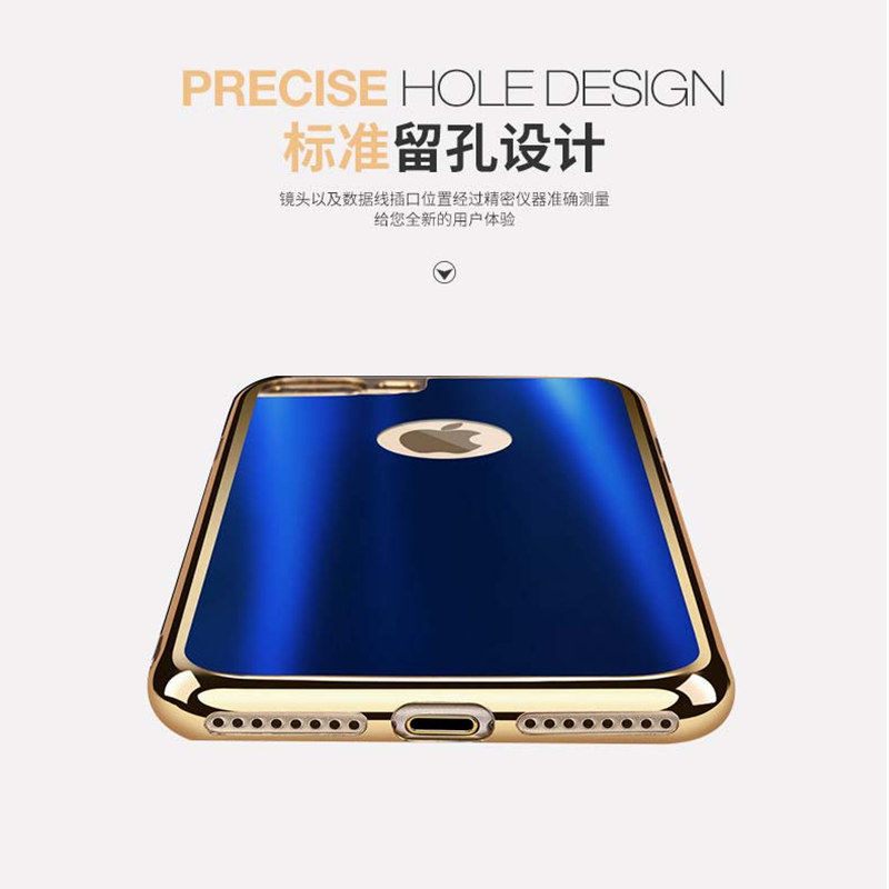 iy Ultra Slim Lightweight Dazzle Color Electroplating Soft Silicone TPU Back Cover Case for Apple iPhone 6S Plus/6 Plus