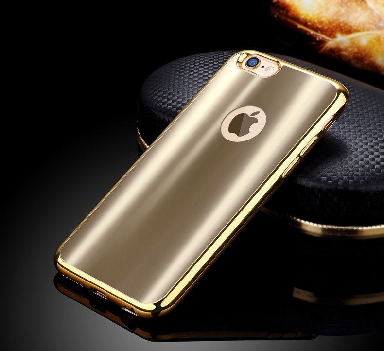 iy Ultra Slim Lightweight Dazzle Color Electroplating Soft Silicone TPU Back Cover Case for Apple iPhone 6S Plus/6 Plus