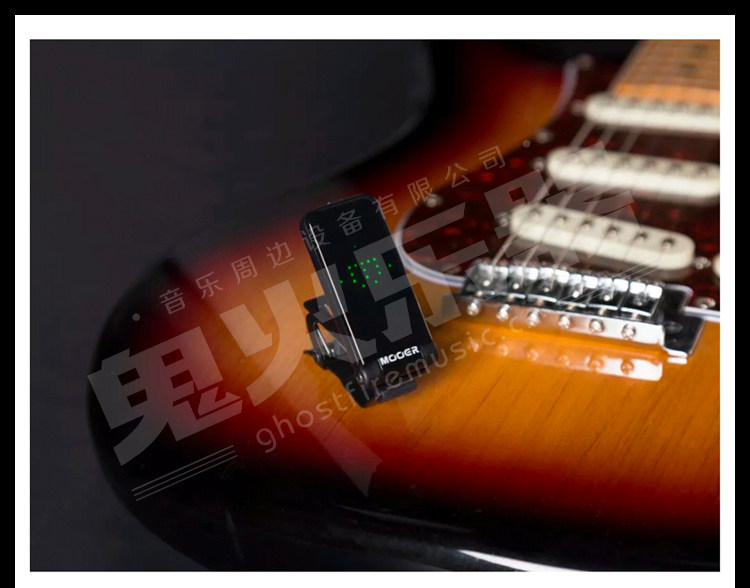 Тюнер mooer 调音表ct-01 吉他贝斯管乐弦乐调音器全面屏高灵敏重力感应