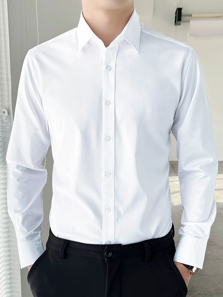 Shirt, classic suit jacket for work, with short sleeve