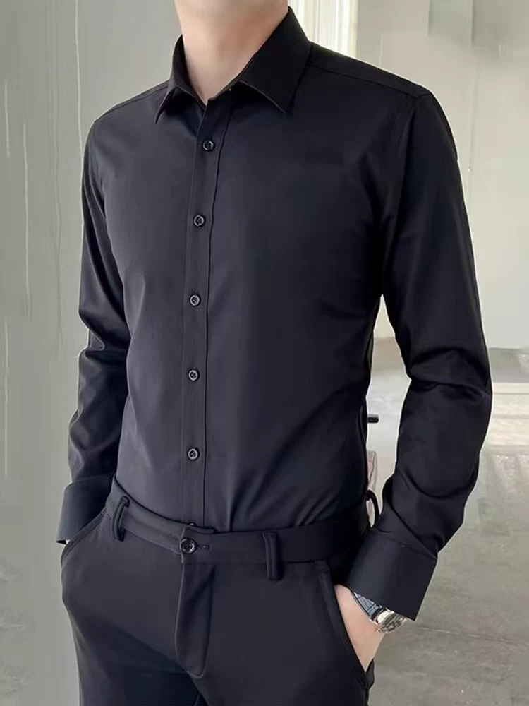 Shirt, classic suit jacket for work, with short sleeve