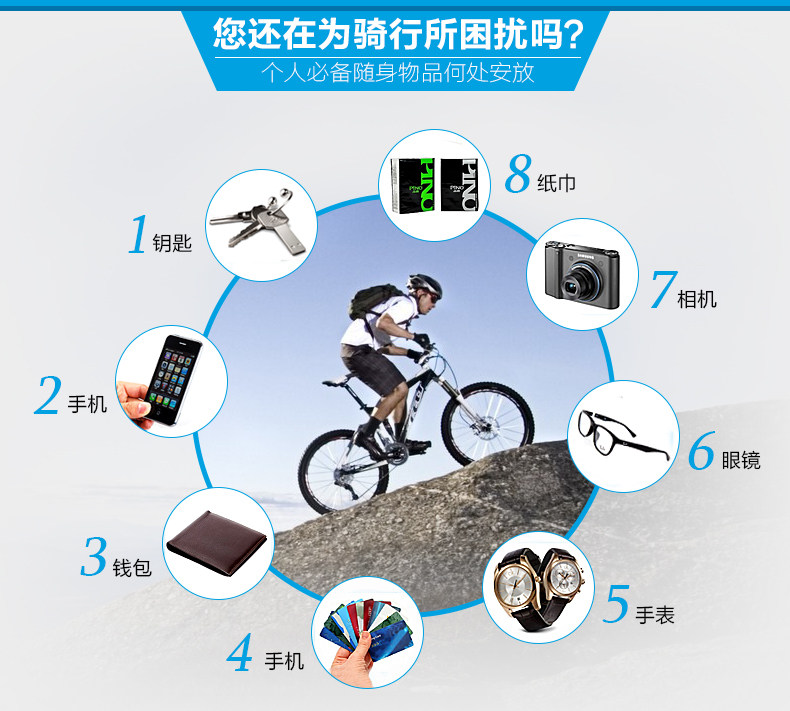 Sacoche pour vélo mixte ROSWHEEL - Ref 2219268 Image 8