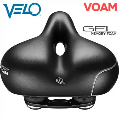 velo Vile Bicycle Saddle Mountaineering Cushion Cushion Hollow Integrated Silicone Thick and Comfortable Folding Car 6103