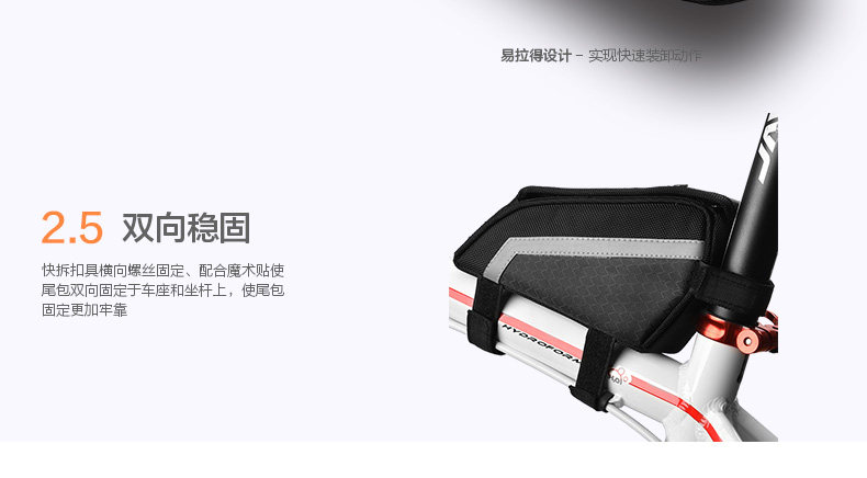 Sacoche pour vélo mixte EASYDO - Ref 2215955 Image 15