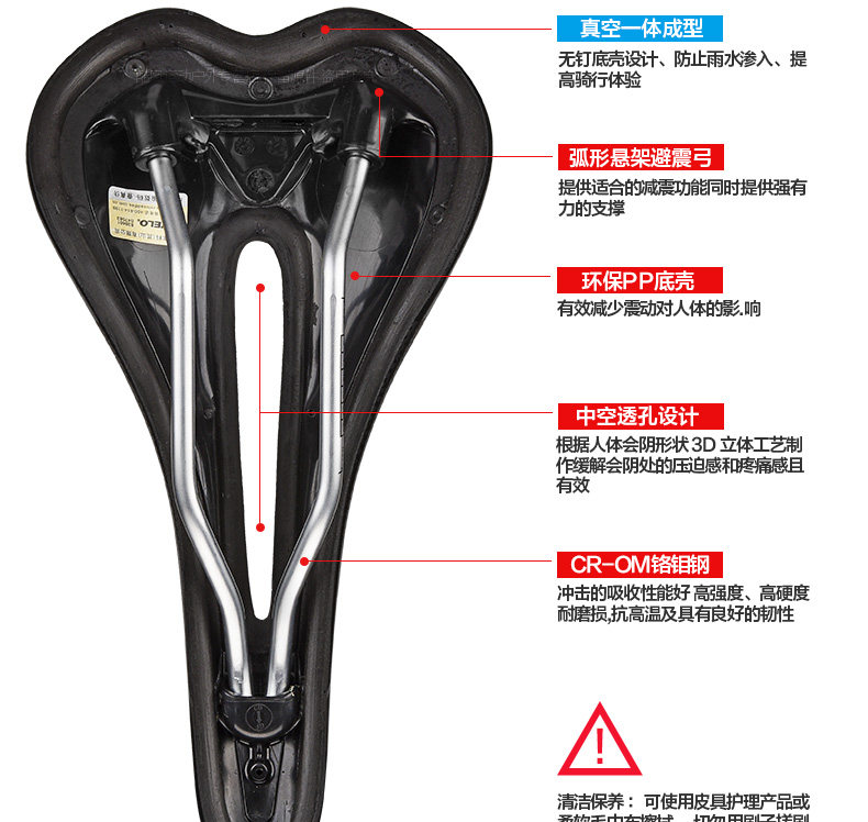 Selle de vélo cyclisme sur route VELO - Ref 2350265 Image 11