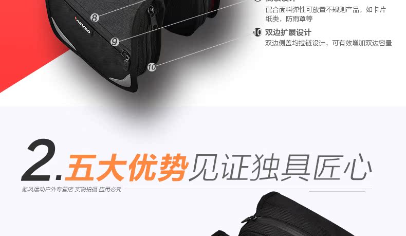 Sacoche pour vélo mixte EASYDO - Ref 2214429 Image 11