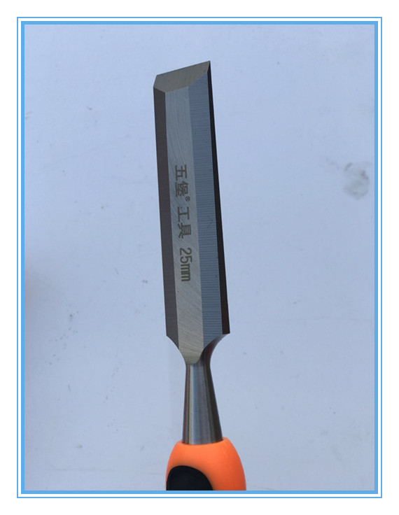 Through the heart handle flat chisel carpentry chisel special steel chisel carpenter tool full set of shovel knife tungsten steel alloy manual flat