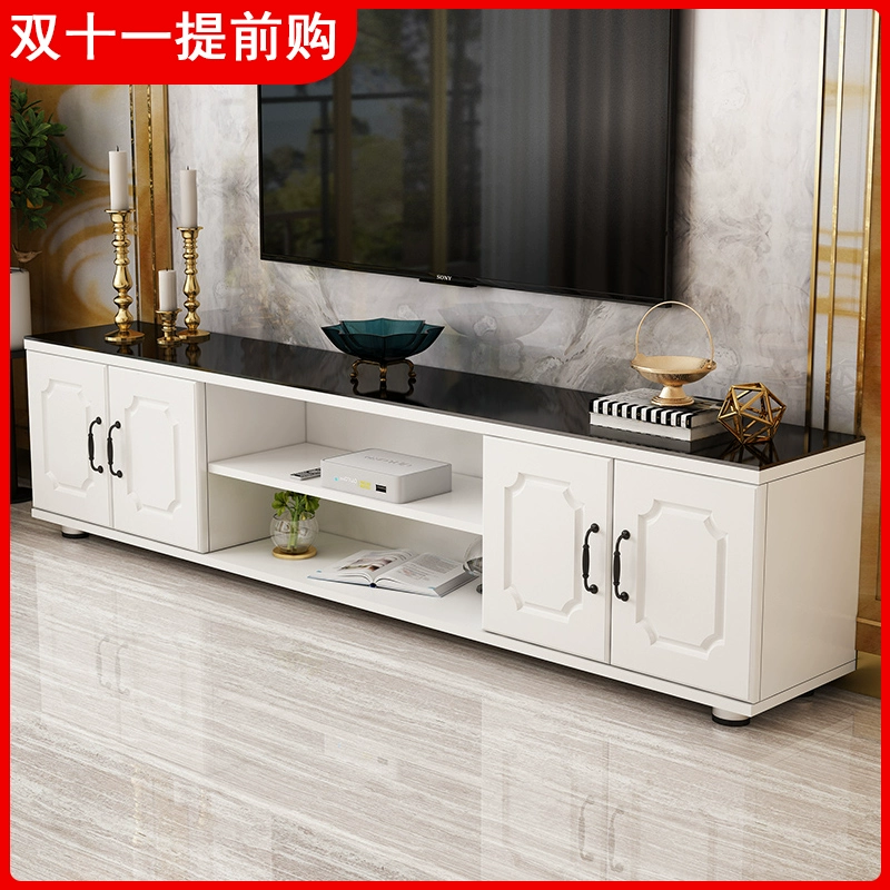 Tủ tivi kết hợp bàn cà phê hiện đại đơn giản căn hộ nhỏ phòng ngủ phòng khách phong cách châu Âu Tủ TV tủ đồ nội thất - TV