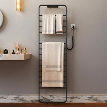 Intelligent electric towel rack Heating quick-drying clothes drying Bathroom shelf Hotel villa floor-to-ceiling bath towel rack