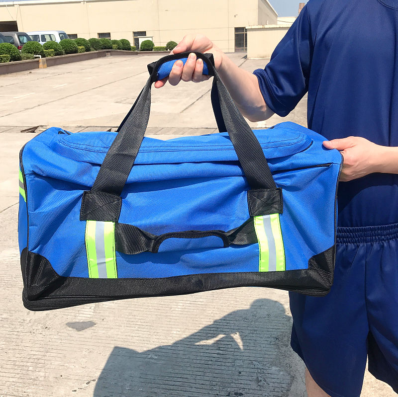 Oxford Fire Front Package Flame Blue Zip Pack Package Bag Army Travel Package