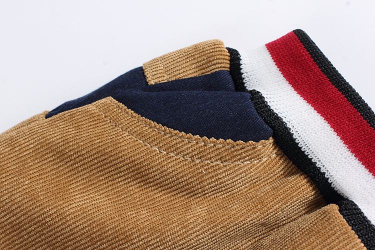Mùa đông quần jean mới dày cộng với nhung trẻ em lớn quần giản dị cotton rộng vải nhung trẻ em béo quần lót trẻ em