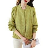 Бейсбольная форма, весенняя осенняя тонкая куртка, в стиле Шанель, оверсайз, в западном стиле