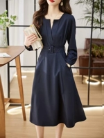 Элитный лонгслив, весенний приталенный корсет, юбка, V-образный вырез