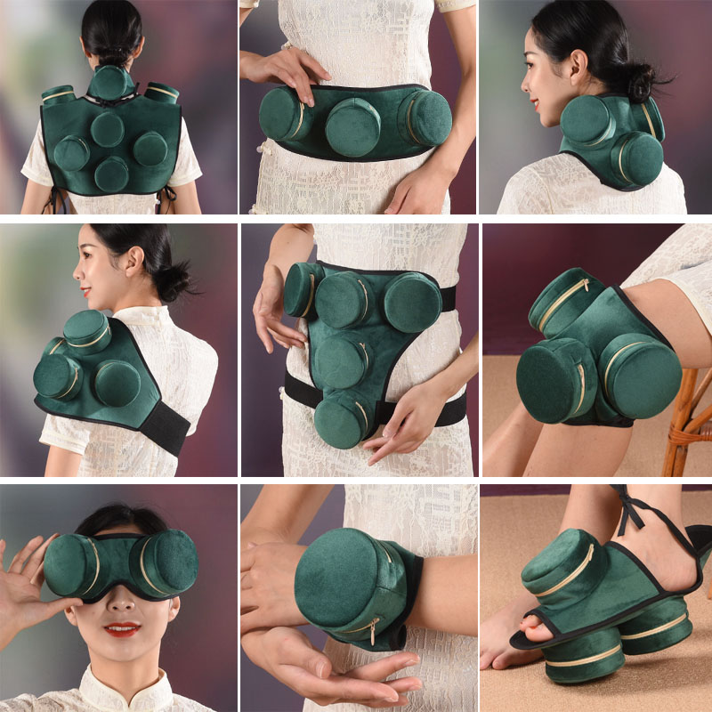 The Smell Hall Smoke-free Moxibustion Box Cloth Cover Cloth Bag for Moxibustion Bag moxibustion Ai Moxibustion Clothes Jar Household Appliances