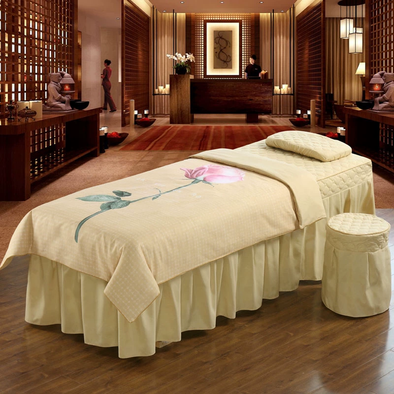 Asahi Connaught tùy thẩm mỹ viện khăn trải giường massage gia đình bốn phong cách châu Âu chăn dày bedspread liệu pháp xoa bóp đơn giản đơn - Trang bị tấm