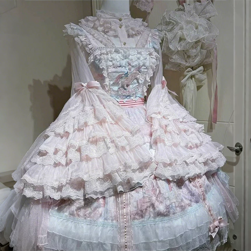 Сиренeвая кофта, тонкая милая длинный рукав, стиль Lolita