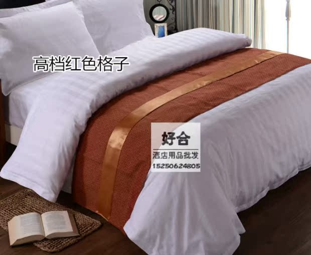 Khách sạn miễn phí vận chuyển cho giường ngủ bán buôn cao cấp cuối giường khách sạn chân giường nệm bảng bìa Á hậu loạt cờ giường khăn - Trải giường tấm ra trải nệm