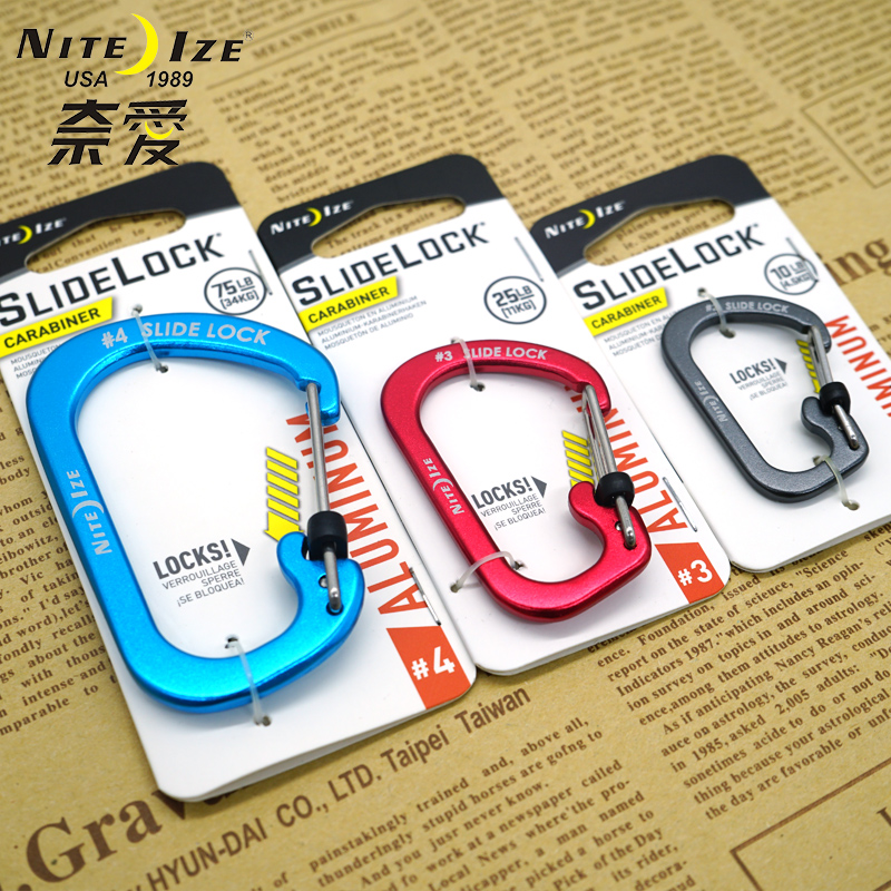 NiteIze aluminum with lock D type mountain button key button C - L kettle backpack with hanging button