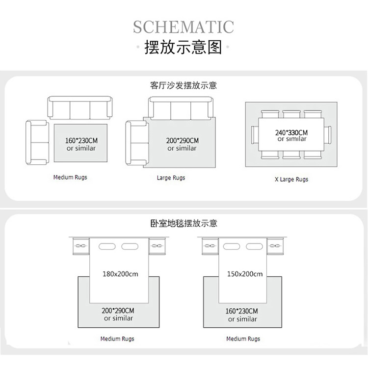 Zhonghong thảm phòng khách bàn cà phê thảm chenille phòng ngủ đầu giường lục địa mục vụ hình chữ nhật máy có thể giặt - Thảm thảm lót phòng ngủ