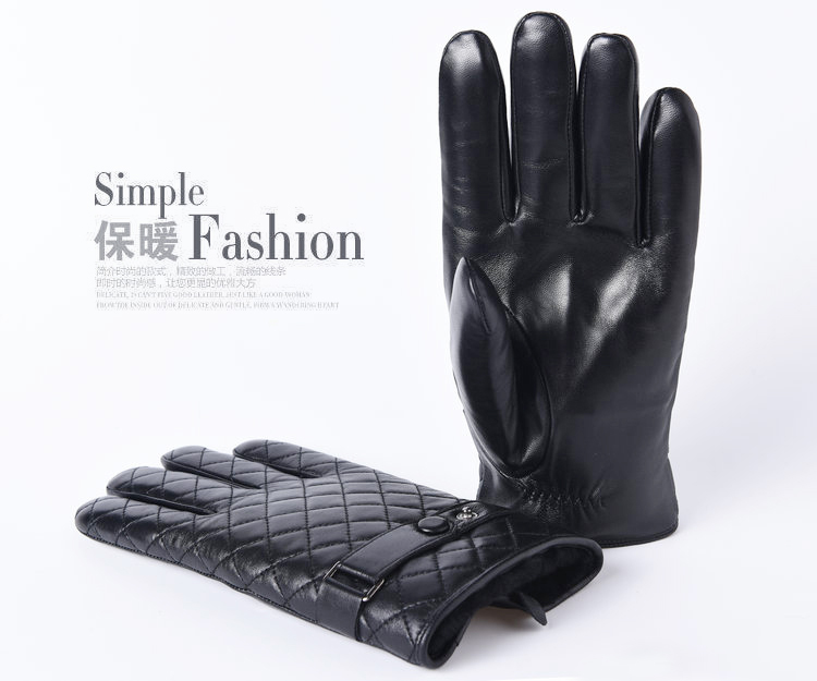 Gants pour homme en peau de mouton - Ref 2781602 Image 8