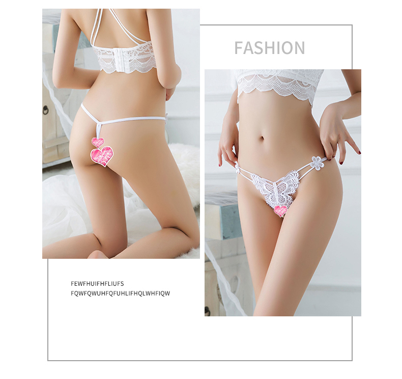 Chi Mei bướm trong suốt tất cả thông qua việc thêu thong nữ ren sexy-eo thấp đồ lót nữ Sao chủ đề nóng rỗng quan lot nam