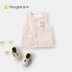 Tống Tai mùa thu đông quần áo trẻ em cotton nam vest nam 3-18 tháng ra vest vest cotton