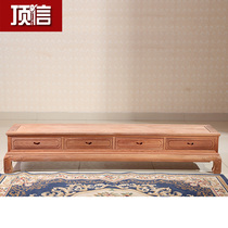 Chinese style Ming and Qing classical National Standard mahogany furniture Myanmar Rosewood TV cabinet Dongyang floor cabinet factory direct sales