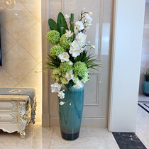 Jingdezhen Large Vase ornaments living room flower arrangement floor home accessories modern simple clubhouse ceramic Landing home