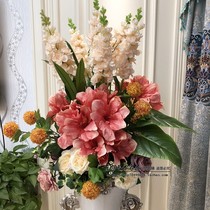 European living room hotel home simulation silk flower fake flower decoration ornaments only buy flowers without bottles can be inserted for delivery