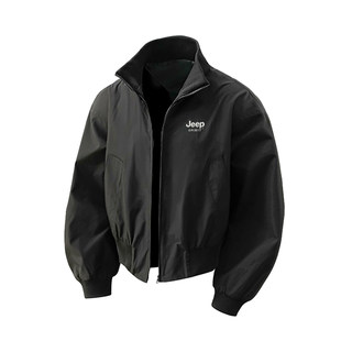 Jeep spirit american fashion brand solid color baseball uniform bomber jacket