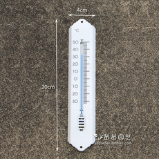 Термометр 悬挂式室内外家用花卉花房大棚 壁挂装饰温度计 直条式酒精温度计