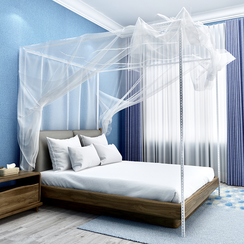 Customized extended and scaled landing net household stent for fixed shelf net rod 1 5m 1 8m bed accessories