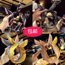 Hair with female wash face crossed self-wringing to prevent Liu Sea deformation short hair anti-slip widening female Jane about a thin section of the head hoop