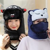Cycling facial anti-cold with windproof cap insulation electric car battery car female windshield winter mens ear protection