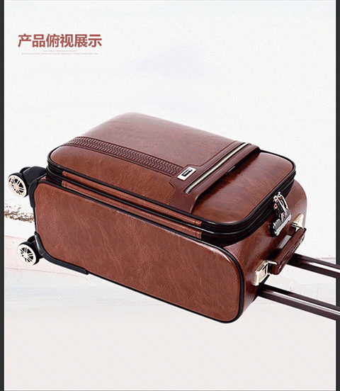Paul vali nam 20/24/28 inch retro vali vali hộp mềm kinh doanh mật khẩu hành lý xe đẩy trường hợp nữ vali vải
