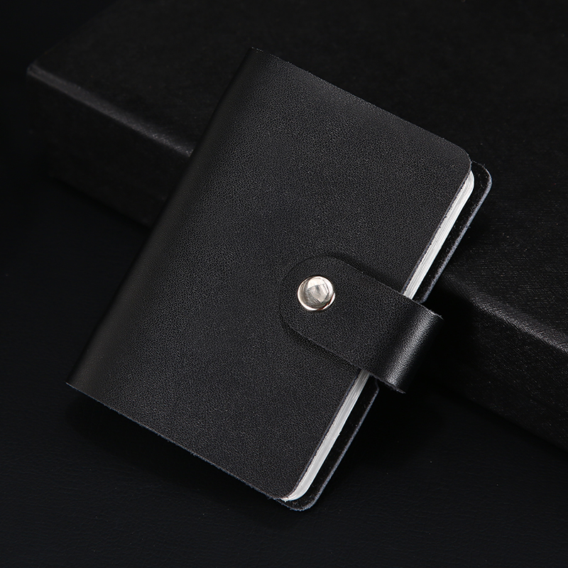 Card bag Men's multi-card ID card bag leather large capacity bank card clip Simple 24-bit card bag card sleeve