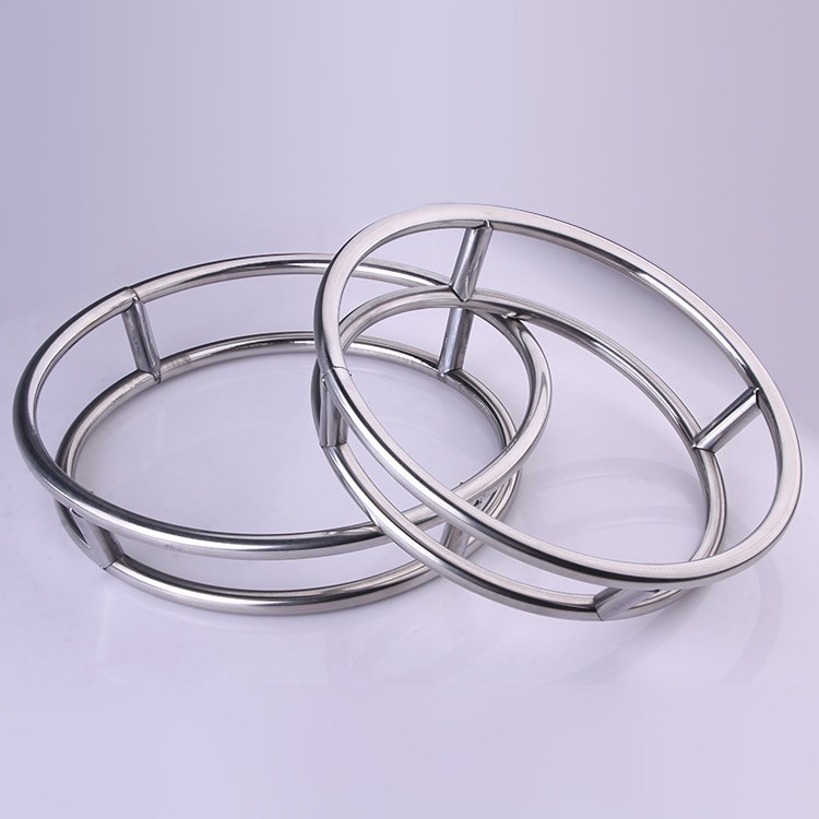 Pan shelf Saucepan Grill Triangle Kitchenette Home Round Stainless Steel insulation Anti-scalding Frying Pan Frying Pan wok Frying Pan