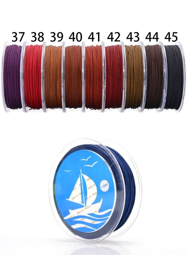 OAR Dây đan của Trung Quốc Một dây ngọc bích 1mm bện dây đan tay tự làm dây bện bện vòng tay dây thừng bện - Vòng đeo tay Clasp vòng trầm hương